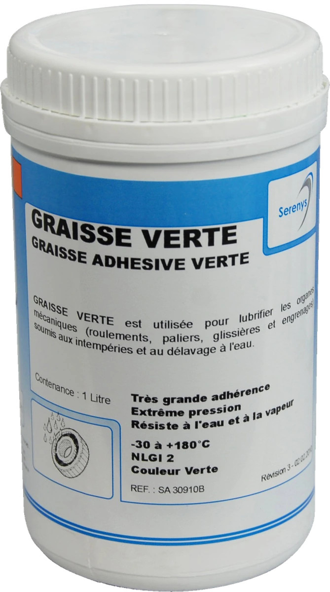 GRAISSE VERTE Pot de 1 Litre